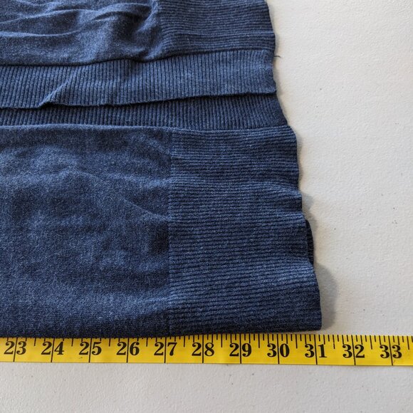 Lane Bryant open front cardigan sweater, long sleeve, dark blue, size 22/24 - Picture 7 of 9